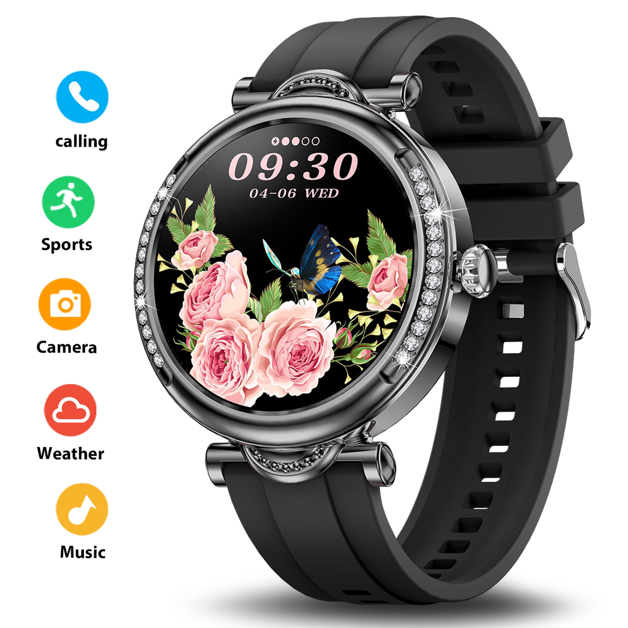 VOPOCO Smart Watches for Women (Answer/Make Call) with HD Screen, Women's Fitness Tracker with 100+ Sport Modes and Records, Waterproof Smartwatch for iOS Android