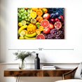 thumbnail image 3 of Elephant Stock Fruit Board Wall Art - Horizontal Canvas Wall Art - Kitchen Wall Decor - Food And Drink Canvas - Green And Red Decor - 36" x 24", 3 of 8