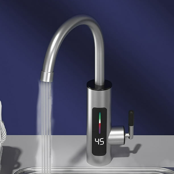 Robinet de chauffage d'eau de robinet électrique de cuisine d'acier  inoxydable-robinet de chauffage d'eau sans réservoir 220v électrique -Aliexpress