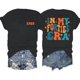 thumbnail image 1 of Camiseta de manga corta con doble estampado para mujer: prenda informal con estampado a doble cara, ligera y transpirable, 1 of 2