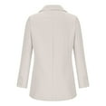 thumbnail image 4 of Dealovy Womens Casual Blazers Long Sleeve Jackets Open Front Button Work Office Blazer with Pockets, 4 of 5