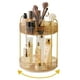thumbnail image 1 of Organizador de maquillaje Asayuee 360, giratorio, 2 niveles, ABS dorado, 1 of 5