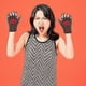 thumbnail image 4 of Fong Fong Werewolf Gloves Paw Fingerless Winter Plush Gloves 1Pair Happy H, 4 of 5