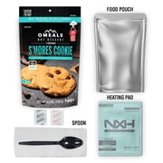 OMEALS 6 Pack S’Mores Cookie MRE, Sustainable Premium Outdoor Food