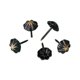 thumbnail image 1 of KAIYANG Tachuelas para tapicería, clavos para tapicería de muebles para decoración, 100 piezas de 7/16 pulgadas de tachuelas decorativas para muebles, clavos decorativos de bricolaje con forma de cala, 1 of 2