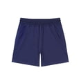 thumbnail image 3 of Yaoyar Men's American Style Basketball Shorts Cotton Breathable Mid Length 5 Inch Inseam Active Bottoms, 3 of 6