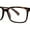 Matte Tortoise, variant on Stylish Matte Finish Rectangle Plastic Reading Glasses Blue +2.0