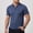 Dark Blue, variant on FRSASU Mens Polo Shirts Quarter Zip Shirts Casual Classic Lightweight Short Sleeve Breathable Golf Collared Shirt with Pocket Dark Blue