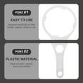 thumbnail image 3 of 1 Set Convenient Repair Water Filter Spanner Plastic Housing Filter Spanner Compatible for 1812 Membrane, 3 of 8