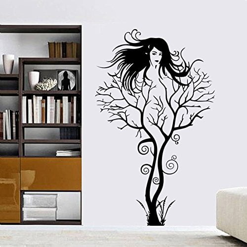 Decal ~ Sexy Girl Tree ~ WALL DECAL, HOME DECOR 22" X 37"