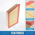 thumbnail image 3 of Cabin Air Filter No.LR029078 Engine Air Filter Replacement for Land Rover Discovery Sport 2015-2016, 3 of 6
