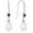 02-amethyst-Feb, variant on Pearl Dangle Drop Earrings 925 Sterling Silver Shell Pearls Hook Earring for Women May Emerald Birthstone Jewelry Gift
