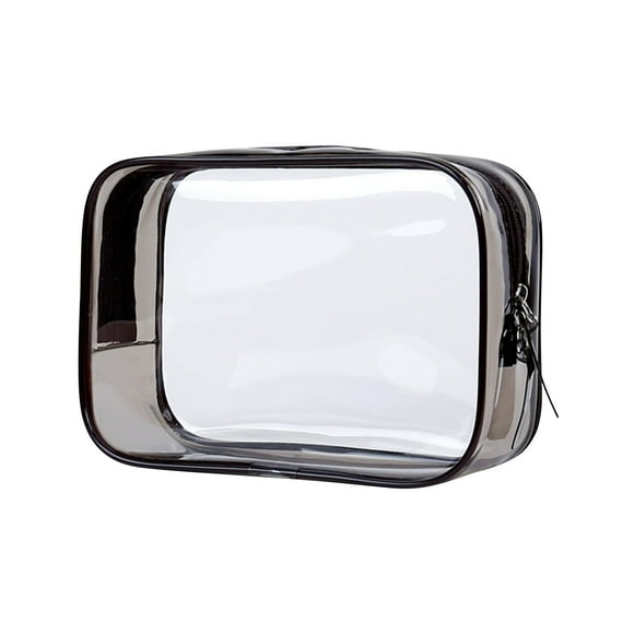 FcBaudy Makeup Bag,Cosmetic Bag,Large Make Up Bag for Women Transparent Large Capacity Cosmetic Travel Storage Bag, Plastic Zipper Wash Bag cosmetic bags