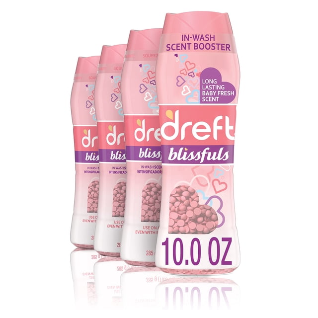 Perlas potenciadoras de aroma para lavandería Dreft Blissfuls Baby Fresh, 280 ml