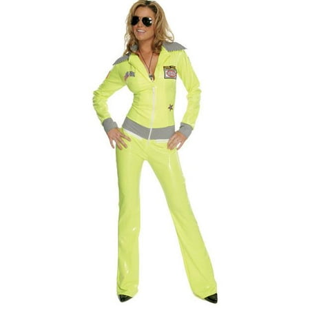 Adult Sexy Vinyl Racer Outfit Costume