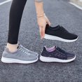 thumbnail image 4 of NOKIO Women's Soft Sole Running Shose With Breathable Mesh Lightweight Walking Sneakers Fashion Casual Knit Tennis Shoes Comfortable Non-S𝗅ip Athlet𝗂c Shoes for Daily Fitness Workout Training, 4 of 5