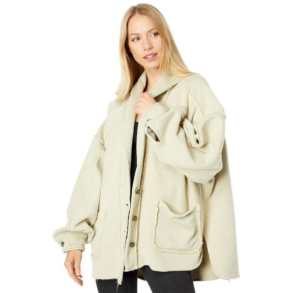 Free People Jordan Jacket Washed Muslin XS Women's 0-2