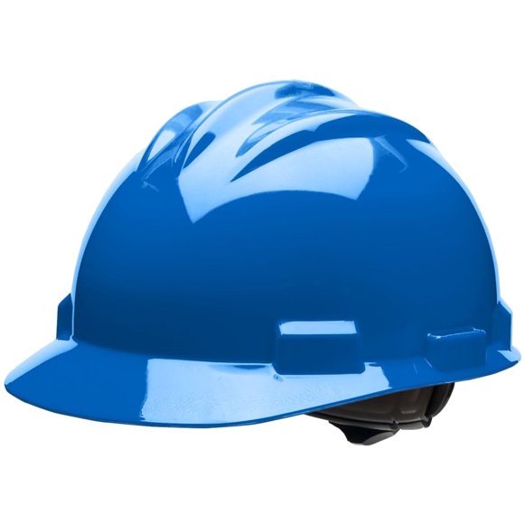 Casco de seguridad Bullard S61 con ajuste de matraca de 4 puntos, azul Pacífico