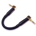 thumbnail image 2 of CNCESS CESS-067 Cable de conexión blindado de audio corto de 3,5 mm para apilar DAP y amplificador en ángulo recto de 3 pulgadas, 2 of 5
