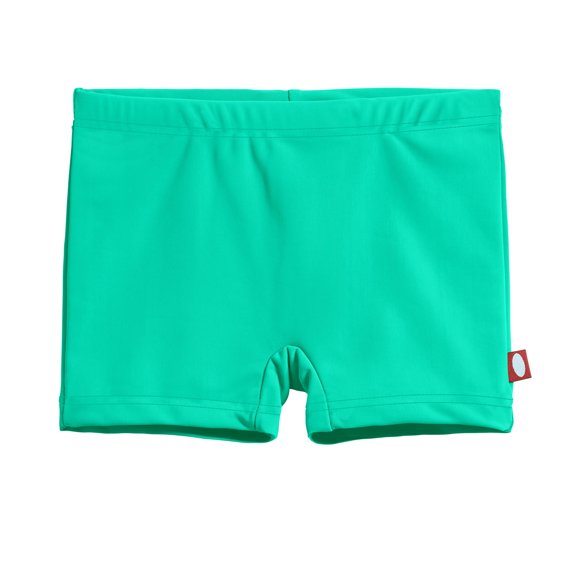 Girls UPF 50  Swim Boy Shorts | Aqua