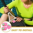 thumbnail image 3 of LEEYNEER 3 Pcs Tennis Racket Absorber Rackets Damping Dampener for Pink Silica Gel, 3 of 6