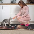 thumbnail image 4 of 2 Pieces 3D Wine Decor Themed Kitchen Mats and Rug Set Kitchen Floot Mat - Water Absorb Microfiber Kitchen Rug Wine Decorations for Kitchen 17"x47"+17" X23" Wine Glass Rugs, 4 of 6