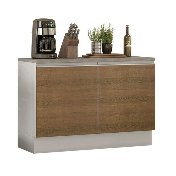 Gabinete Bajo Bufetera Madesa Glamy 120cm Con Encimera BM