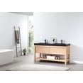 thumbnail image 2 of Bibury 60" Whitewash Oak Freestanding Bathroom Vanity, 2 of 4