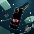 thumbnail image 4 of DistinctInk Clear Hybrid Case for Apple iPhone 13 Pro (6.1" Screen) - Want Your Heart You Stole My Mine - Raised Bezel Screen Guard, 4 of 9