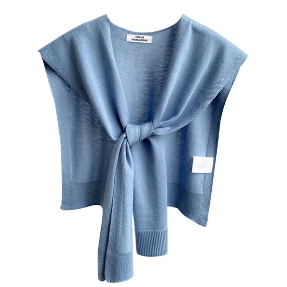 YUUZONE Shoulder Wrap Crochet Shawls And Wraps Shrug Scarf Shawl Wraps For Women Lightweight Solid Knitted Shawl