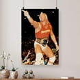 thumbnail image 2 of Hulk Hogan 4 championship belt in the ring 2025 Size 24''x36'' - Postora, 2 of 5