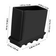 Point Ladder Rubber Protector AURARMLET 4Pcs Non Slip Rubber Feet Caps for Step Ladder Durable Black ...