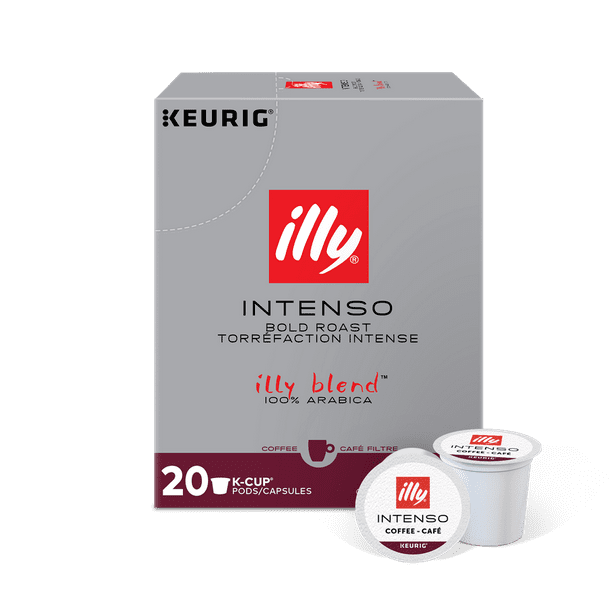 illy KCup Pods Intenso Dark Roast, 20 Count