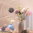 thumbnail image 6 of 36 Pcs Wicker Rattan Balls Decorative Balls for Vase Centerpiece Bowls Orbs Filler for Home Decor,4 Sizes(White, Pink, Light Grey, Dark Grey), 6 of 7