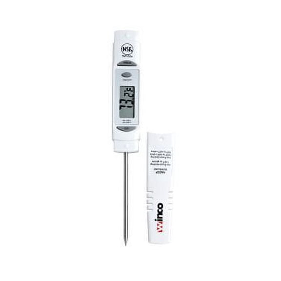 Winco TMT-DG4 Digital Pocket Thermometer W/ Case & Clip, Temp Range -40 To 450-F - Pocket