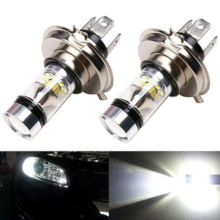 

LIKEM 2*Car H4 8000K High/Low Beam 20-Led Fog Light Driving Drl Bulb White Lamp