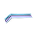 thumbnail image 1 of 4pcs/set Silicone Drinking Straws Bendy Reusable Drinking Tubes in Bright Color(Assorted Color), 1 of 8