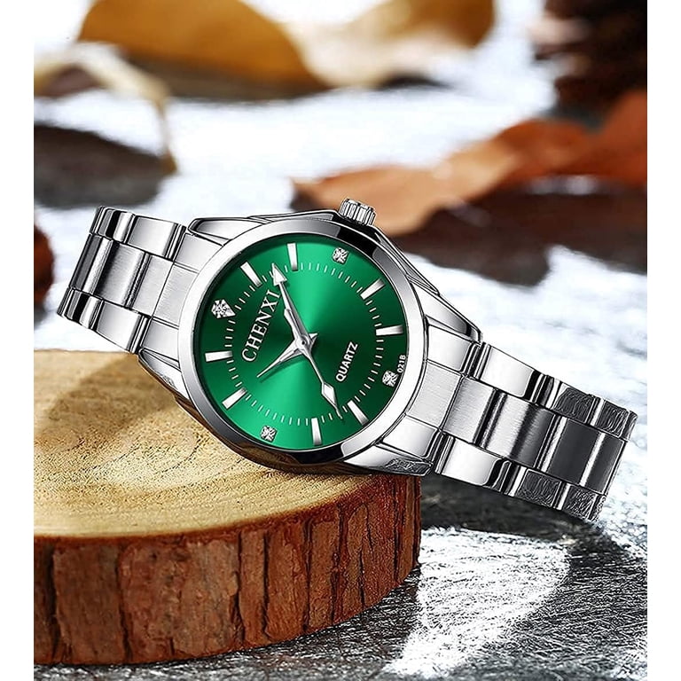 Watches for Women Analog Quartz Silver Stainless Steel  display picture 3