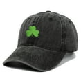 thumbnail image 5 of BWASD Baseball Cap for Women Men Shamrock Washed Cotton Trucker Caps Dad Hats Breathable Summer Hat Unstructured Design St. Patrick's Day Costume Green, 5 of 6