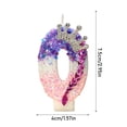 thumbnail image 2 of Princess Crown Braids Number Birthday Candle A, 1Pc, Ideal For Birthday Party Decoration, Cake Topper, 2 of 5