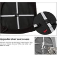 thumbnail image 5 of Genina Waterproof Seat Covers for Dining Room Chairs seat Covers Kitchen Chair Covers slipcovers (Beige, 4 Pcs), 5 of 7