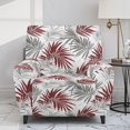 thumbnail image 2 of HELLHERO Tropical Plant Print Lazy Boy Chair Covers Slipcover 4 Piece Recliner Cover 1 Seat Extra Large Fitted Cover for Recliner Chair with Foot Rest, 2 of 8