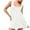 White, variant on Zekutng Summer Dresses for Women New Spring/Summer Round-Neck Polka Short Sleeved Knee Length Dress,Sizes S-2XL