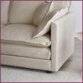 thumbnail image 2 of Beige Chenille 3-Piece Living Room Sofa Set, 2 of 13