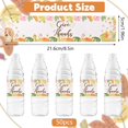 thumbnail image 2 of GFDYREE 50pcs Give Thanks Water Bottle Labels, Happy Thanksgiving Day Self Adhesive Stickers Wrappers Wrap Around Party Decoration Stickers, 2 of 7