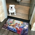 thumbnail image 2 of Watercolor Hello Winter Cavalier King Charles Spaniel Chill Christmas Welcome Doormat Dog Lover Gifts Indoor Outdoor Welcome Mat - 00016, 2 of 5