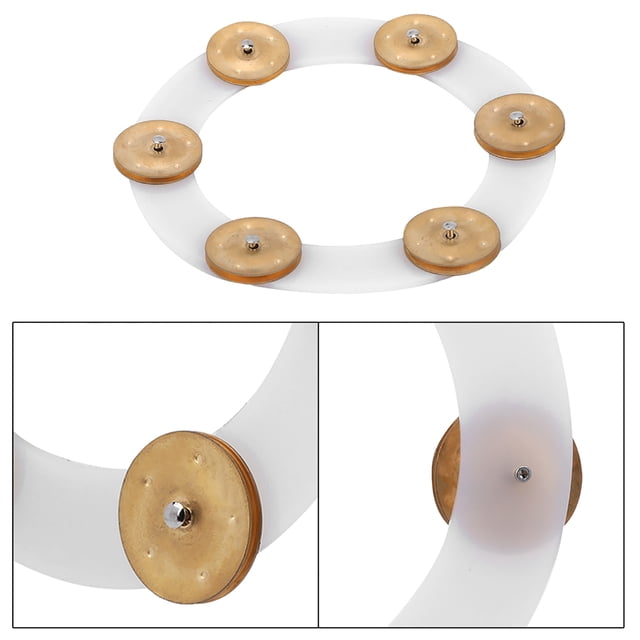 Platillos de Tambor, Juego de Pandereta de Charles, Campanas de Acero inoxidable, Accesorios de Percusión