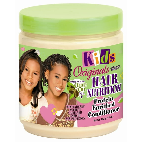 Africas Best Kids Orig Cond. Hair Nutrition 15oz Jar (Pack of 3)