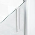 thumbnail image 2 of Escobilla de ducha compacta con gancho para colgar - Gris/Blanco, 2 of 5