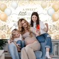 thumbnail image 3 of Boho Baby Shower Banner Neutral Gold Baby Shower Party Decorations A Sweet Little Baby is On The Way Banner for Neutral New Baby Party, Gender Reveal Party Decor, 3 of 8